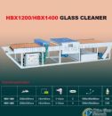 HBX1200/HBX1400 Glass cleaning machine Glass machine